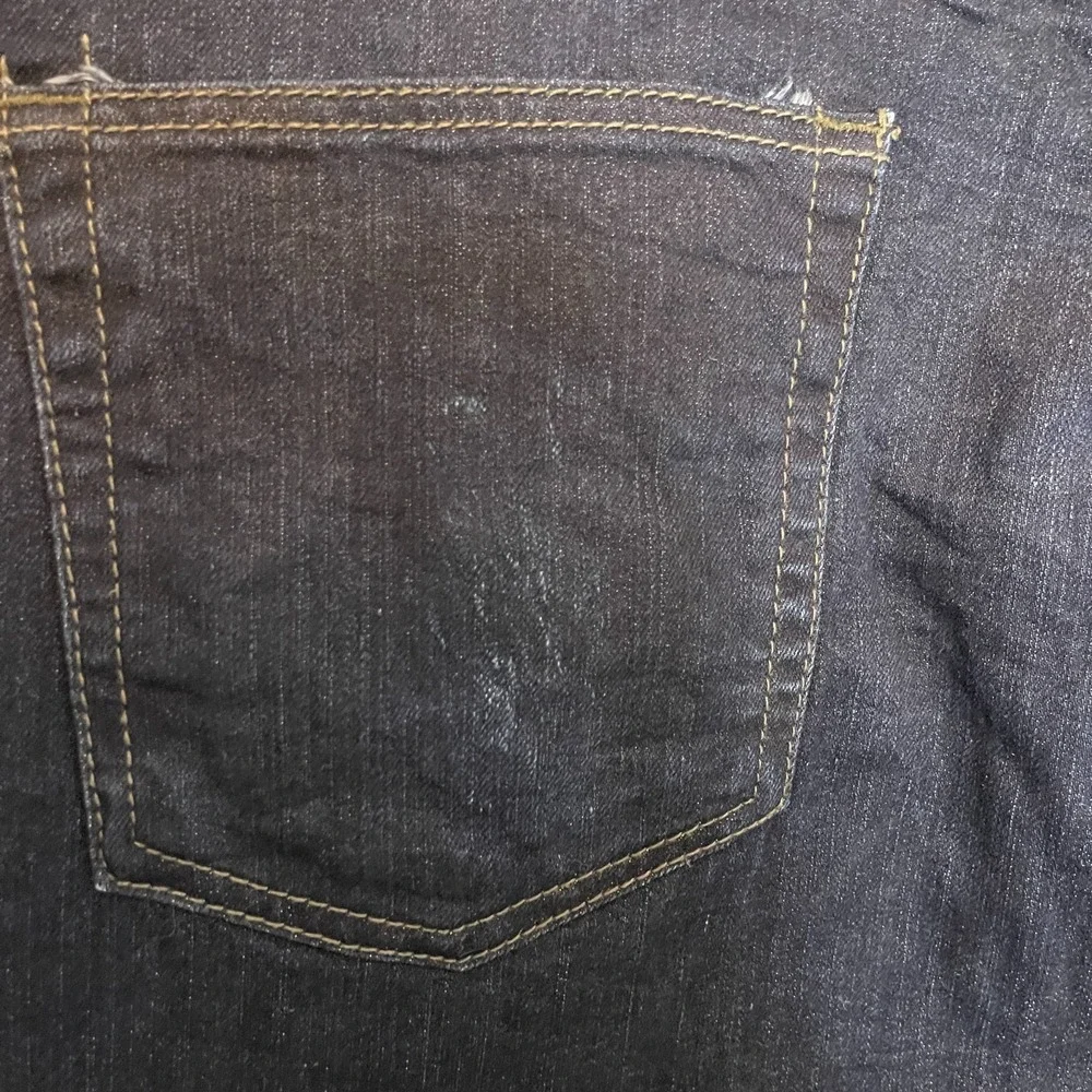 Signature Levis Mens Straight Leg Denim Jean 38x31* Americana Smart Casual Dark